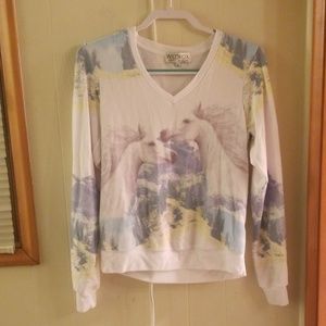 Wildfox Wild Horses V Neck Bbj